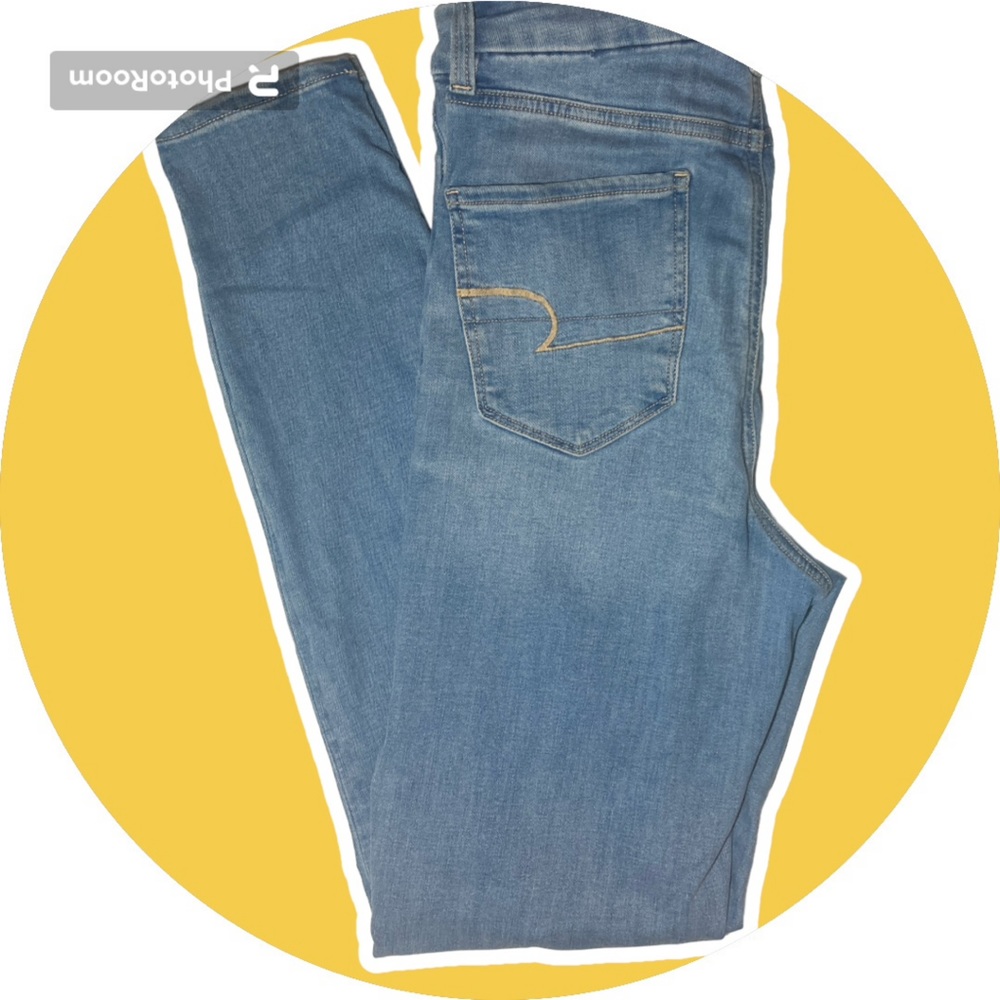 American Eagle Outfitters, Size 10 X-Long, light blue